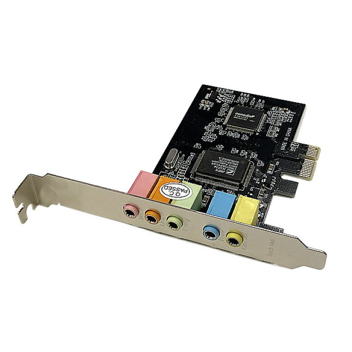 楽天市場】5.1 ch オーディオ サウンドカード PCI Express x1 