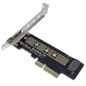 PCI Express x4 to M.2 NVMe カード【送料無料】