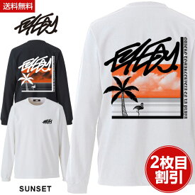 アイディー EYEDY SUNSET サンセット ロングスリーブTシャツ 大きいサイズ メンズ ロングtシャツ ブランド M L XL XXL XXXL おしゃれ ストリート 綿 コットン デザイン プリント かっこいい おしゃれ 人気 安い ブランド ストリート系 秋 ゆったり