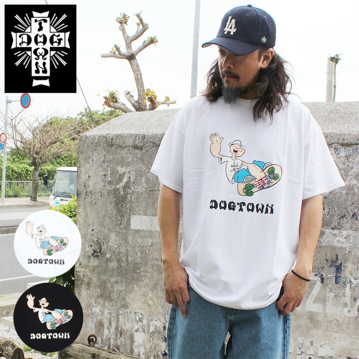 楽天市場】DOGTOWN ドッグタウン POPEYE SKATE S/S T-SHIRTS ポパイ  