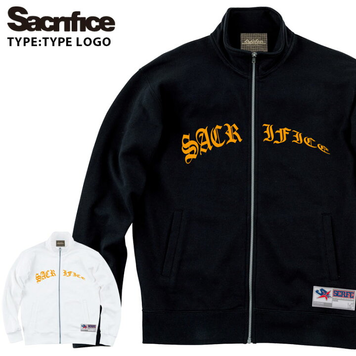 楽天市場】Sacrifice サクリファイス TYPE LOGO ZIP JKT 大きいサイズ 