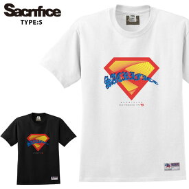 Sacrifice サクリファイス 大きいサイズ メンズ Tシャツ 半袖 Tシャツ M L XL 半袖Tシャツ 某有名なヒーローのオマージュ デザイン プリント かっこいい おしゃれ 人気 安い ブランド ビッグサイズ ビッグシルエット グレー ビッグtシャツ 通勤 通学