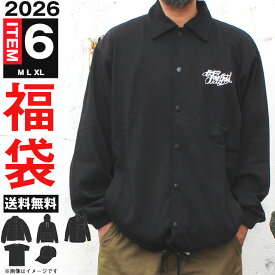 【クーポン使用不可】福袋 メンズ 2026 予約 送料無料 6点 セット【2025年12月初旬～発送予定】 ブランド ファッション おしゃれ かっこいい ストリート系 アメカジ 大きいサイズ M L XL 2L 3L LL LLL