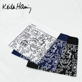 Keith Haring キースヘリング Rainbow Works Keith Haring BANDANA メンズ レディース ギフト プレゼント 軽量 通学 おしゃれ フェス 学生 かわいい 可愛い コットン 綿 44cm 便利 個性的 派手 人気 ブランド 女の子 女子 中学生 高校生 大人