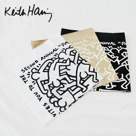 Keith Haring キースヘリング Rainbow Works Keith Haring BANDANA PEOPLE バンダナ メンズ レディース ギフト プレゼント 軽量 通学 おしゃれ フェス 学生 かわいい 可愛い コットン 綿 44cm 便利 個性的 派手 人気 ブランド 女の子 女子 中学生 高校生 大人