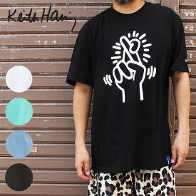 Keith Haring キースへリング Tシャツ プリント Keith Haring S/S TEE アート メンズ レディース 軽量 通学 おしゃれ 通勤 大容量 学生 かわいい 可愛い ブラック グリーン ホワイト ブルー キースへリング キース 人気 ブランド 高校生 大人