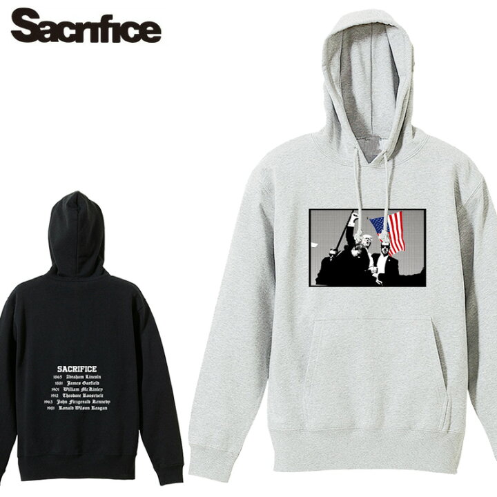 楽天市場】Sacrifice サクリファイス TRUMP パーカー フーディー 