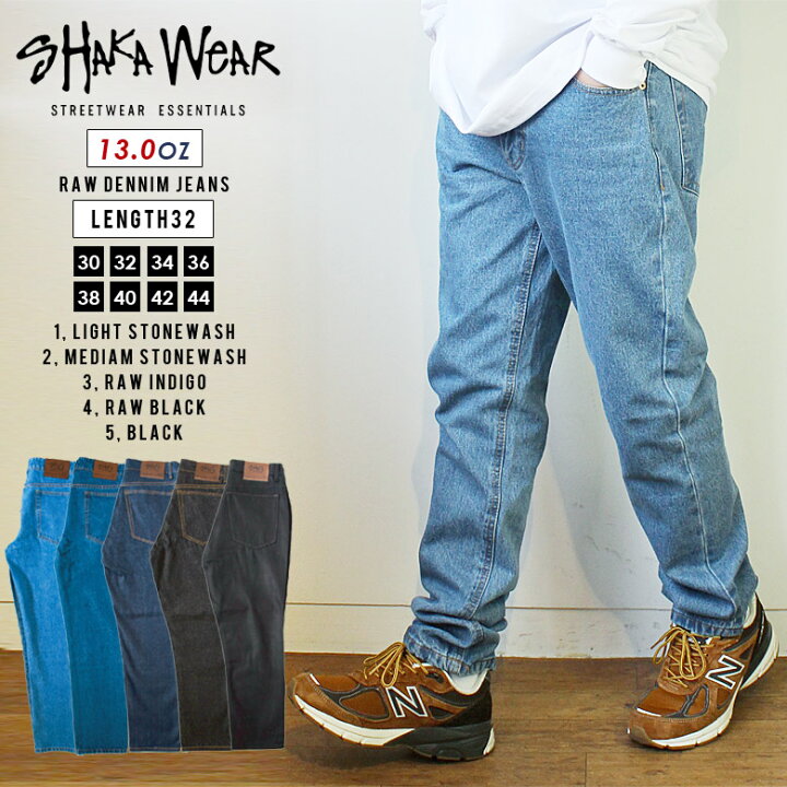 楽天市場】【レングス32】SHAKA WEAR (シャカウェア) 13.0 OZ DENIM 