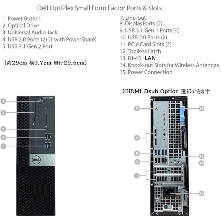 楽天市場】DELL Optiplex 3070SF 9世代 Core i7 9700 メモリ32GB 新品M 