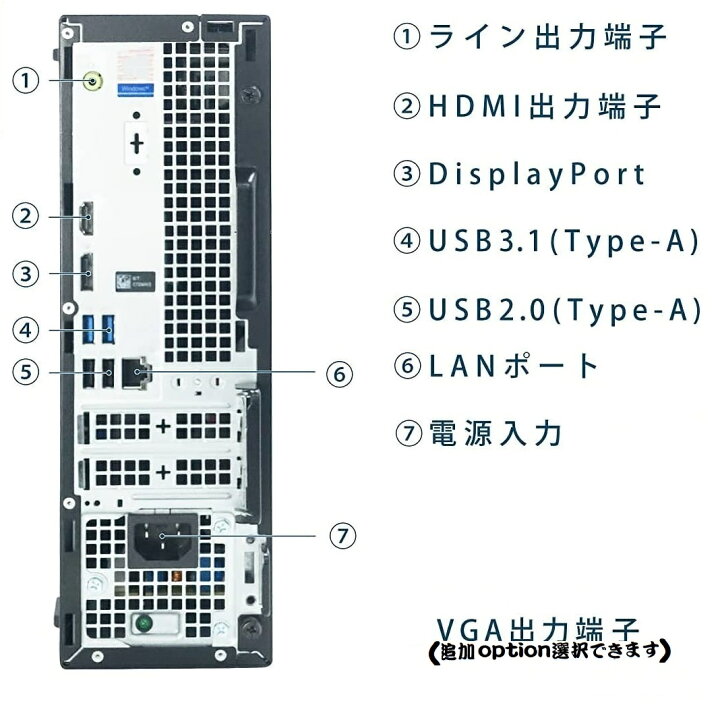 楽天市場】DELL Optiplex 7070 SF 9世代 Core i7 9700 メモリ32GB 新品 