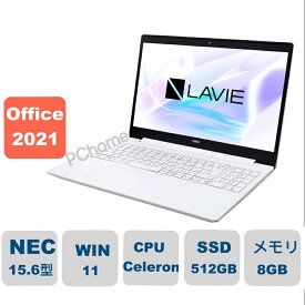 新品 NEC 15.6型 LAVIE Direct N15 Celeron・8GBメモリ・512GB SSD ノートパソコン,ノートPC Windows 11 Wi-Fi Webカメラ Bluetooth Office2021