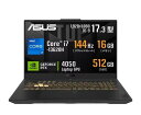 新品　ASUS FX707VU4-I73R4050 ノートPC ASUS TUF Gaming F17 FX707VU4 Windows 11／Core i7／RTX 4050／フルHD液晶 メカグレー