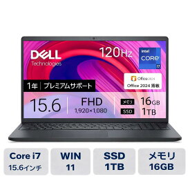 新品 Dell ノートパソコン 15.6 型(インチ) DELL ノートPC Dell 15 DC15250/ ND85-FWHBBCYD ND85-FWHBSCYD 第13世代 インテル Core i7 1355U 10コア メモリ：16GB SSD：1TB Windows 11 Home Office付き