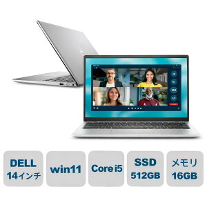 �V�iDELL �f�� �m�[�g�p�\�R�� Dell 14�^ FHD+/ Core 5 120U ( Core i5 �������\)/ ������ 16GB/ SSD 512GB/ Windows 11/ Web�J����/ �v���`�i�V���o�[
