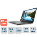 展示品ノートパソコン DELL ni15bnhb 15 3000 NI15-BNHB 15.6インチ Celeron プロセッサー N4020 1TBHDD