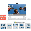 新品 DELL Inspiron 24 5420 AI77T-EHHBW [ 23.8in | FHD | Core 7 プロセッサー 150U | 16GB | 1TB | Win11 Home | Office 2021 | パールホワイト ]