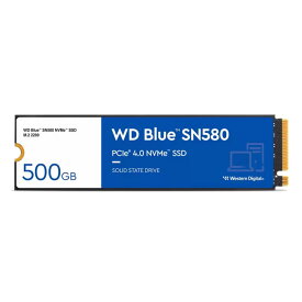 Western Digital WD Blue SN580 NVMe SSD WDS500G3B0E 500GB WD Blue SN580 NVMe SSD シリーズ