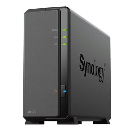 Synology DiskStation DS124 プライベートクラウドの構築に最適な1ドライブ型NASキット