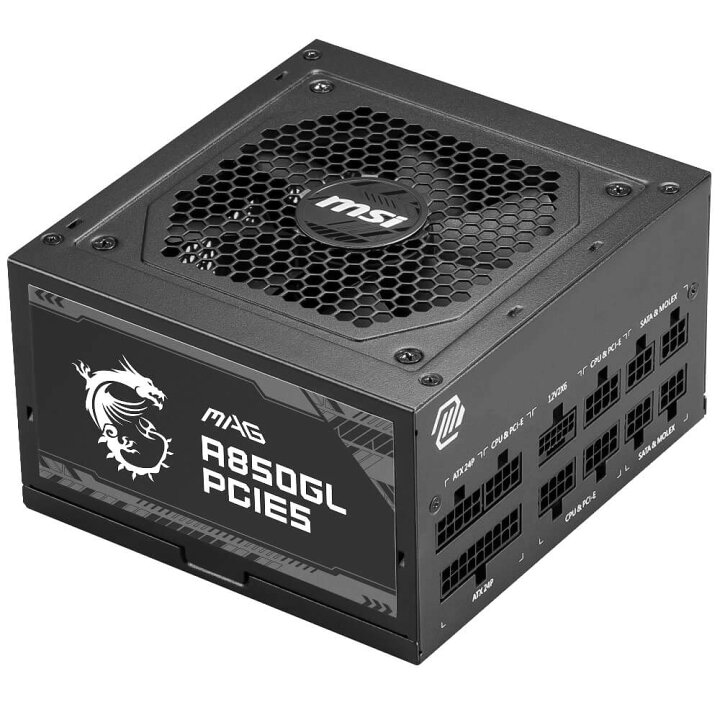 楽天市場】MSI MAG A850GL PCIE5 80PLUS GOLD認証取得 ATX 3.0対応 