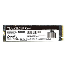 TEAM TM8FPP001T0C132 Z44Aシリーズ Z44A5 M.2 PCIe SSD M.2 2280仕様 1TB