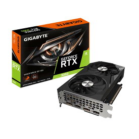 GIGABYTE GeForce RTX 3060 WINDFORCE OC 12G (rev. 2.0) GV-N3060WF2OC-12GD搭載 グラフィックスカード