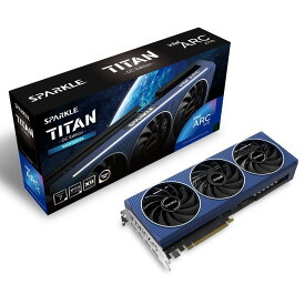 SPARKLE Intel Arc A770 TITAN OC Edition(SA770T-16GOC) Intel Arc A770搭載グラフィックカードOC版 トリプルファン「TITAN」シリーズ