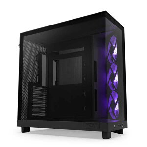 NZXT H6 Flow RGB Black(CC-H61FB-R1) GAt[~h^[P[X F120 RGB Coret@3 ubN
