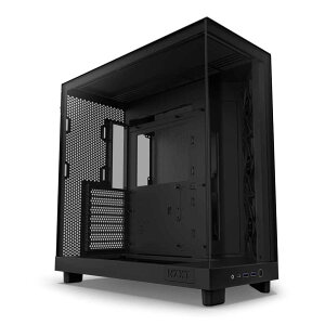 NZXT H6 Flow Black(CC-H61FB-01) GAt[~h^[P[X F120Q Airflowt@3 ubN