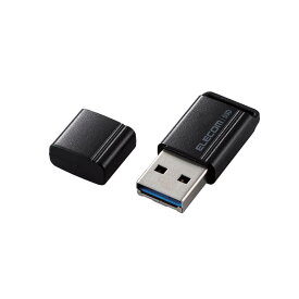 ELECOM ESD-EXS1000GBK SSD 外付け 1TB USB3.2 Gen1 読出最大400MB/秒 超小型 USBメモリ型 キャップ式 高速 耐衝撃 ブラック