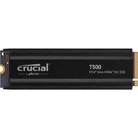 Crucial CT2000T500SSD5JP Crucial T500 PCIe Gen4 NVMe SSD 2TB ヒートシンク付