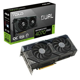 ASUS Dual GeForce RTX 4070 SUPER OC Edition 12GB GDDR6X DUAL-RTX4070S-O12G GeForce グラフィックスカード