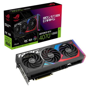 ASUS ROG Strix GeForce RTX 4070 Ti SUPER 16GB GDDR6X OC Edition 搭載 グラフィックスカード