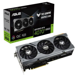 ASUS TUF Gaming GeForce RTX 4070 Ti SUPER 16GB GDDR6X OC Edition 搭載 グラフィックスカード