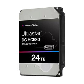 Western Digital WUH722424ALE6L4 Ultrastar DC HC580データセンターHDD 3.5インチ SATA 24TB