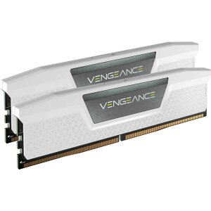 Corsair CMK32GX5M2E6000C36W VENGEANCE 32GB (16GB×2) DDR5-6000 C36 �������L�b�g �z���C�g