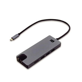 RATOC RS-UCHD-PHL4 HDMI、有線LAN、USBメモリーをひとまとめ!4K60Hz対応、給電しながら使用可能なマルチアダプター