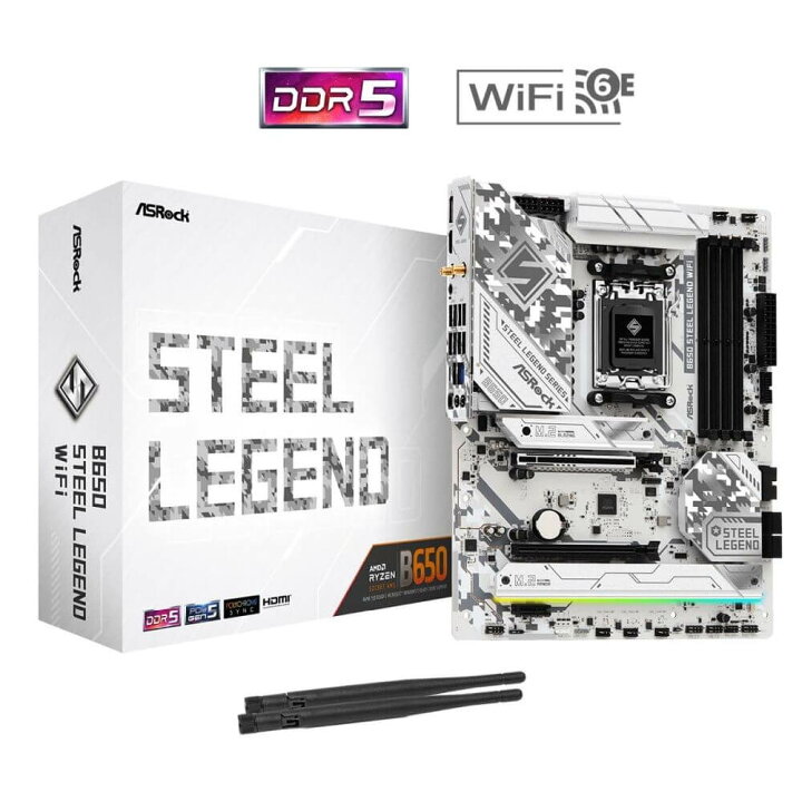 楽天市場】ASRock B650 Steel Legend WiFi AMD B650チップセット搭載 