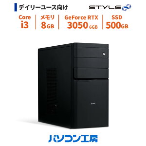 3Nۏ fXNgbvp\R Vi Core i3-14100/RTX 3050/8GB/500GB SSD/Windows 11 BTO