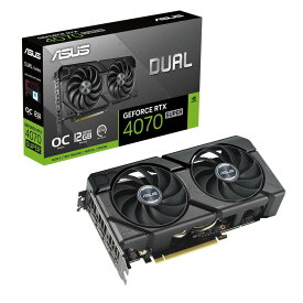 ASUS DUAL-RTX4070S-O12G-EVO GeForce RTX 4070 SUPER 搭載 グラフィックスカード