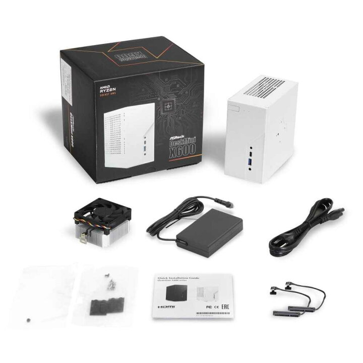 楽天市場】ASRock DeskMini X600/W/BB/BOX/JP AMD X600 搭載  