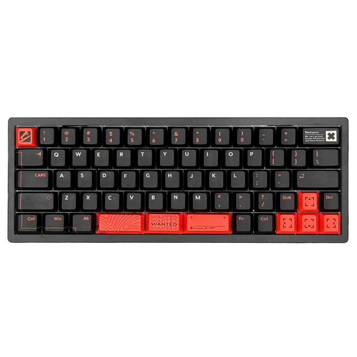 楽天市場】HEMU HM66-Aegis HM66 Aegis ゲーミングキーボード US配列 
