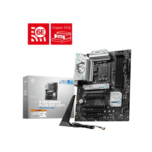 MSI B760 GAMING PLUS WIFI DDR4 Intel��14/13/12���� Core�v���Z�b�T�ɑΉ��Q�[�~���O�}�U�[�{�[�h
