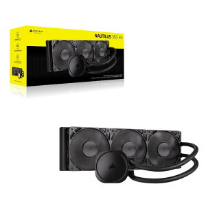 Corsair NAUTILUS 360 RS 360mm���W�G�[�^�[�T�C�Y �I�[���C�������ȈՐ���CPU�N�[���[