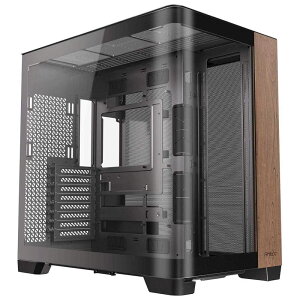 Antec Constellation C8 Curve Wood �O�ʂƑ��ʂ��J�[�u������̌^�����K���X�p�l�����ڂ�����p�^�t���^���[PC�P�[�X