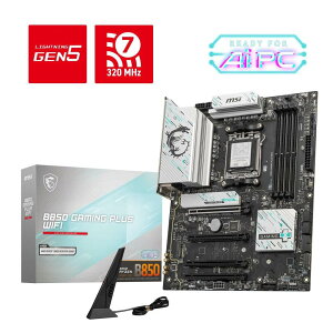 MSI B850 GAMING PLUS WIFI AMD B850`bvZbg AMD Ryzen 9000/8000/7000V[YΉ ATX}U[{[h
