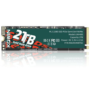 KOWIN LNV400 2TB KOWIN LNV400 PCIe Gen 4.0×4 NVMe M.2 SSD 2TB