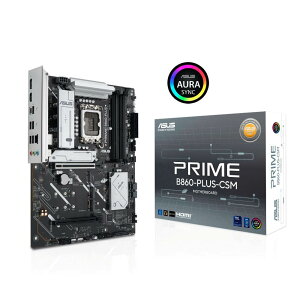 ASUS PRIME B860-PLUS-CSM Intel B860`bvZbgځuPRIMEvrWlX}U[{[h Wi-Fi񓋍ڃf