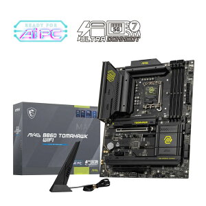 MSI MAG B860 TOMAHAWK WIFI Intel B860`bvZbg Intel Core Ultra vZbT[ (Series2) Ή ATX}U[{[h