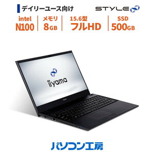 �m�[�g�p�\�R�� �V�i 15.6�^/�v���Z�b�T�[ N100/8GB/500GB SSD/Windows 11
