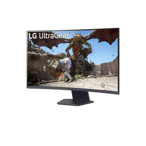 LG 32GS60QC-B 31.5インチ UltraGear 1000R曲面型 WQHD@180Hz 1ms(GTG)対応ゲーミングモニター